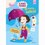 Kakė Makė ir metų laikai. Mažyliams. Užduotėlės ir 70 lipdukų