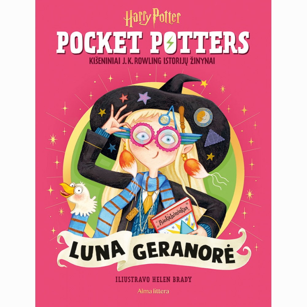 Luna Geranorė. Pocket Potters. Kišeniniai J. K. Rowling istorijų žinynai