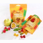 Guminukų rinkinys BROLIAI LOKIAI, obuolių, pasiflorų ir aviečių skonio, 200 g