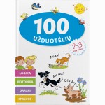 100 užduotėlių 2-3 metų vaikams. Logika, motorika, garsai, spalvos