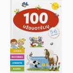100 užduotėlių 5-6 metų vaikams. Logika, motorika, atmintis, raidės