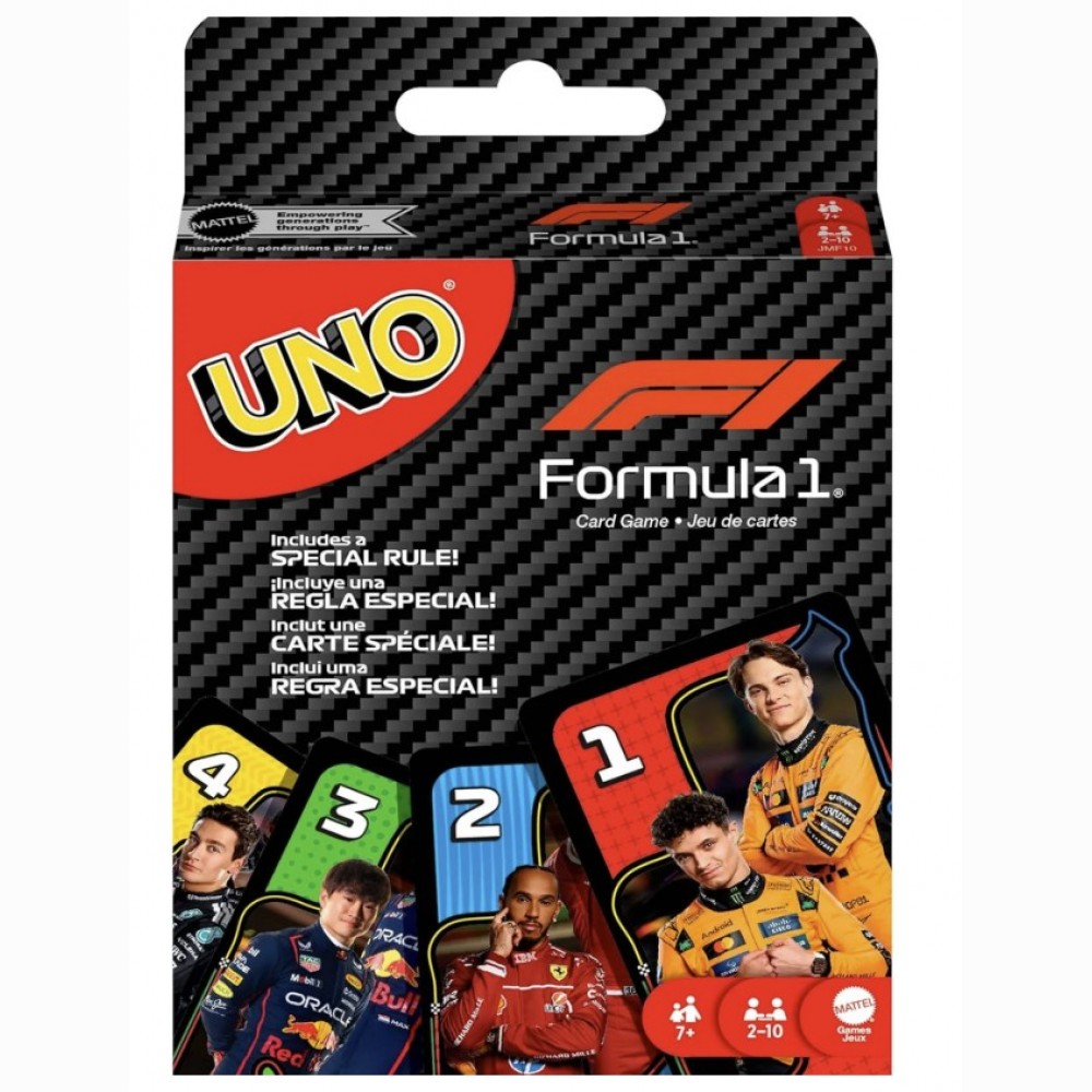 Kortų žaidimas UNO Formula 1