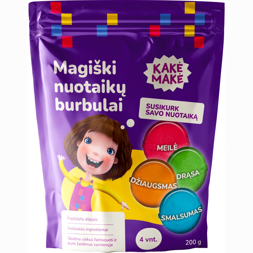 Vonios burbulai KAKĖ MAKĖ MAGIC, 200  g