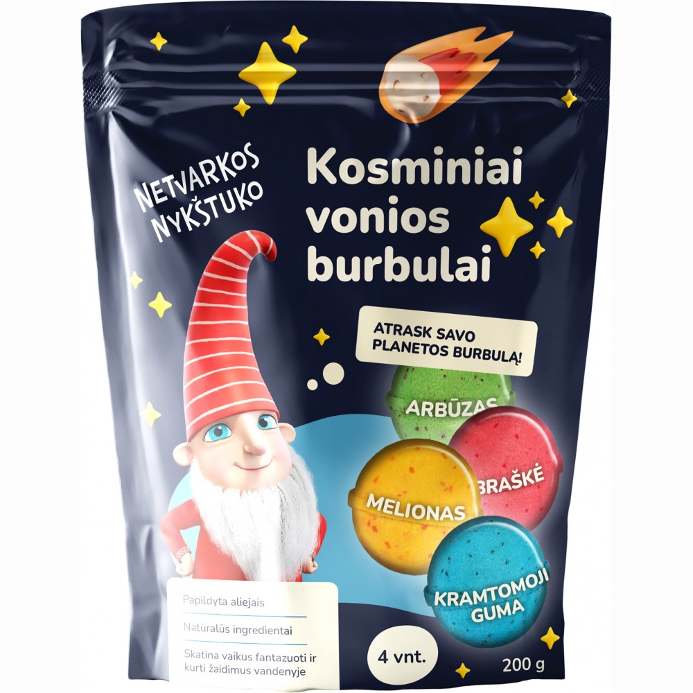 Vonios burbulai NYKŠTUKAS COSMIC, 200 g