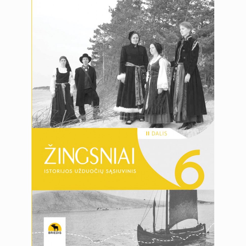 Žingsniai. Užduočių sąsiuvinis 6 klasei, 2 dalis