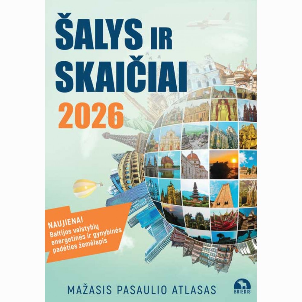 Šalys ir skaičiai. Mažasis pasaulio atlasas 2026