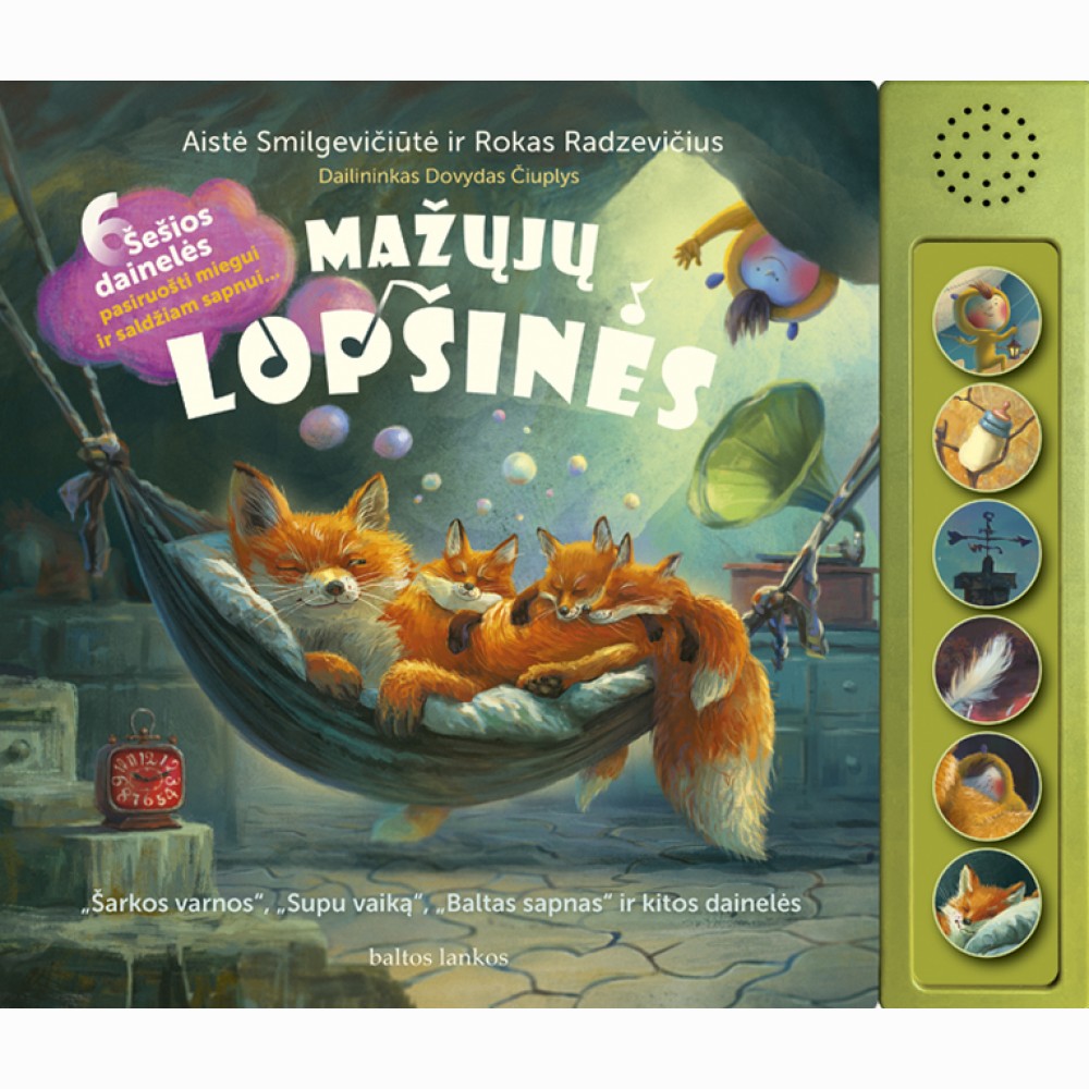 Mažųjų lopšinės. "Šarkos varnos", "Supu vaiką", "Baltas sapnas" ir kitos dainelės