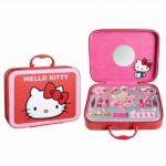 Hello Kitty Padded Makeup Case Katytės Kitės vaikiškas dovanų rinkinys