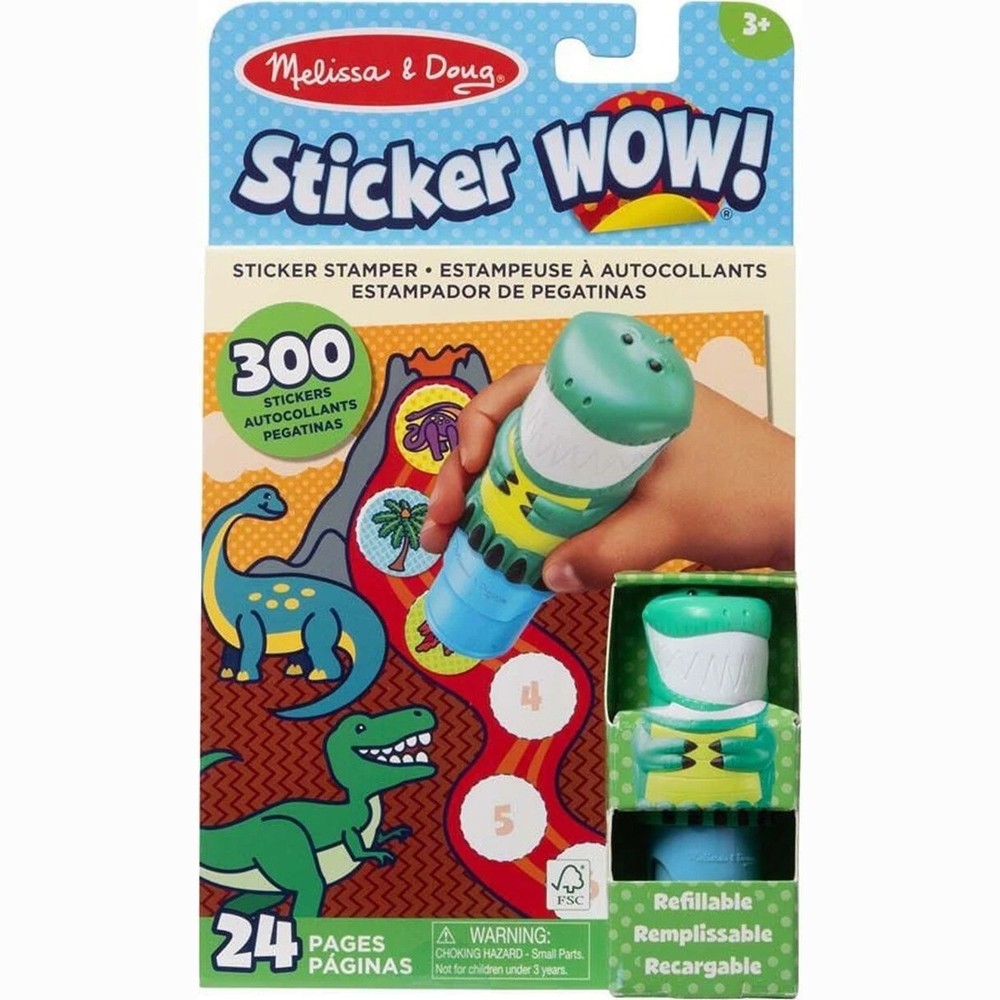 MELISSA STICKER WOW! Veiklos knygelė, CDU