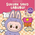 Sukurk savo Labubu. Su spalvotais lipdukais
