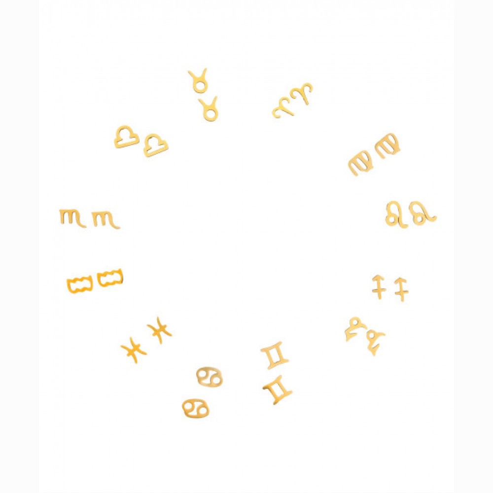 Auskarai zodiako ženklai