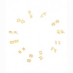 Auskarai zodiako ženklai
