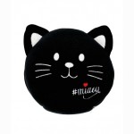 Daugiafunkcinė kelioninė pagalvėlė Miaou juoda katė