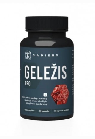 Geležis PRO, 60 kaps.