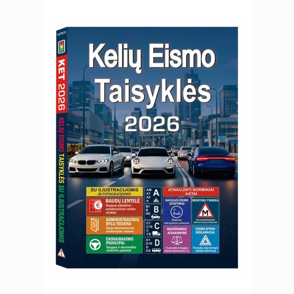 Kelių eismo taisyklės su iliustracijomis