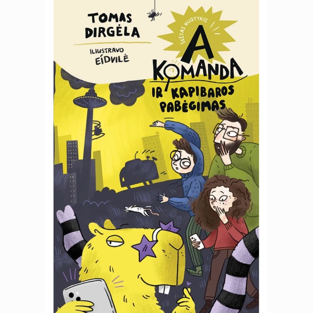 A komanda ir kapibaros pabėgimas. Šeštas nuotykis