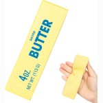 Antistresinis minkomas žaislas BUTTER, geltonas/margas