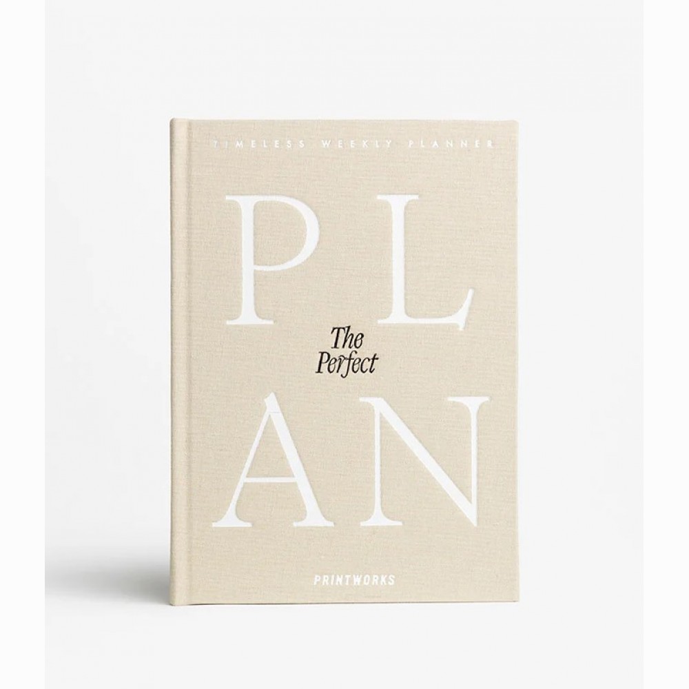 Savaitės planuoklis The Perfect Plan, kreminis