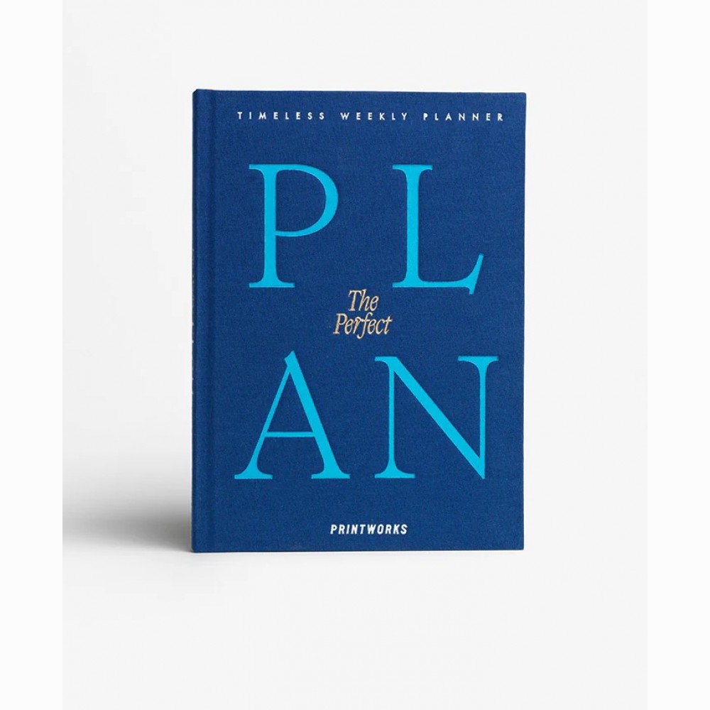 Savaitės planuoklis The Perfect Plan, mėlynas