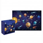 Dėlionė su lipdukais Solar System, 250 dalių