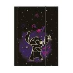 Kartoninis aplankas su guma STITCH 3, A4