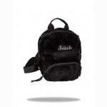 Kuprinė  STITCH - BLACK FLUFFY