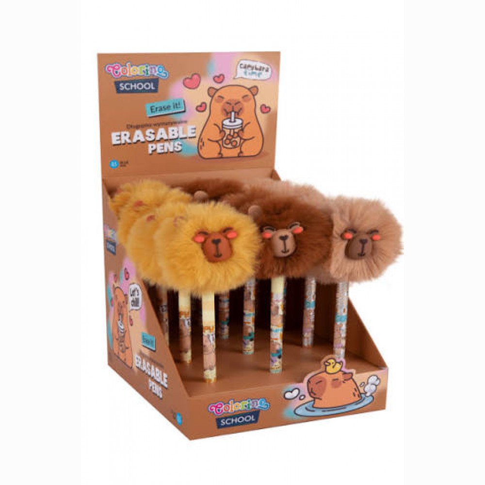 Ištrinamas rašiklis Pom pom Capybara