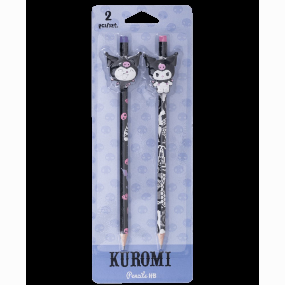 Pieštukai HB Kuromi, 2 vnt. blisterinė pakuotė