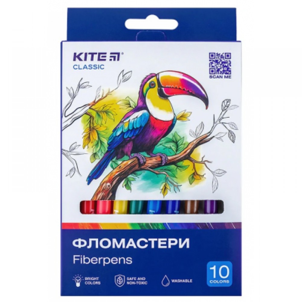 Flomasteriai CLASSIC, Kite, 10 sp.