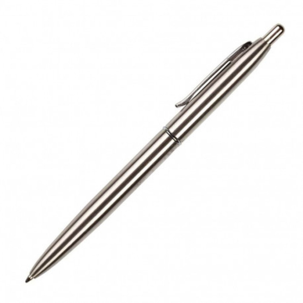 Automatinis rutulinis rašiklis SILVER ICE, mėlynas rašalas, 0,7 mm (metalinis)