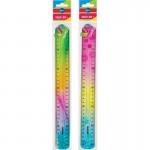 Plastikinė liniuotė 30cm SOFT ABS lanksti