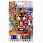 Rašikliai MAGIC JUMBO GLITTER, 10 spalvų
