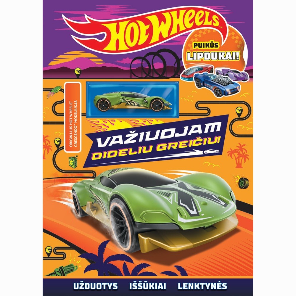 HOT WHEELS. Važiuojam dideliu greičiu!