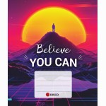 Disco Motivation sąsiuvinis, 32 lapai, langeliai