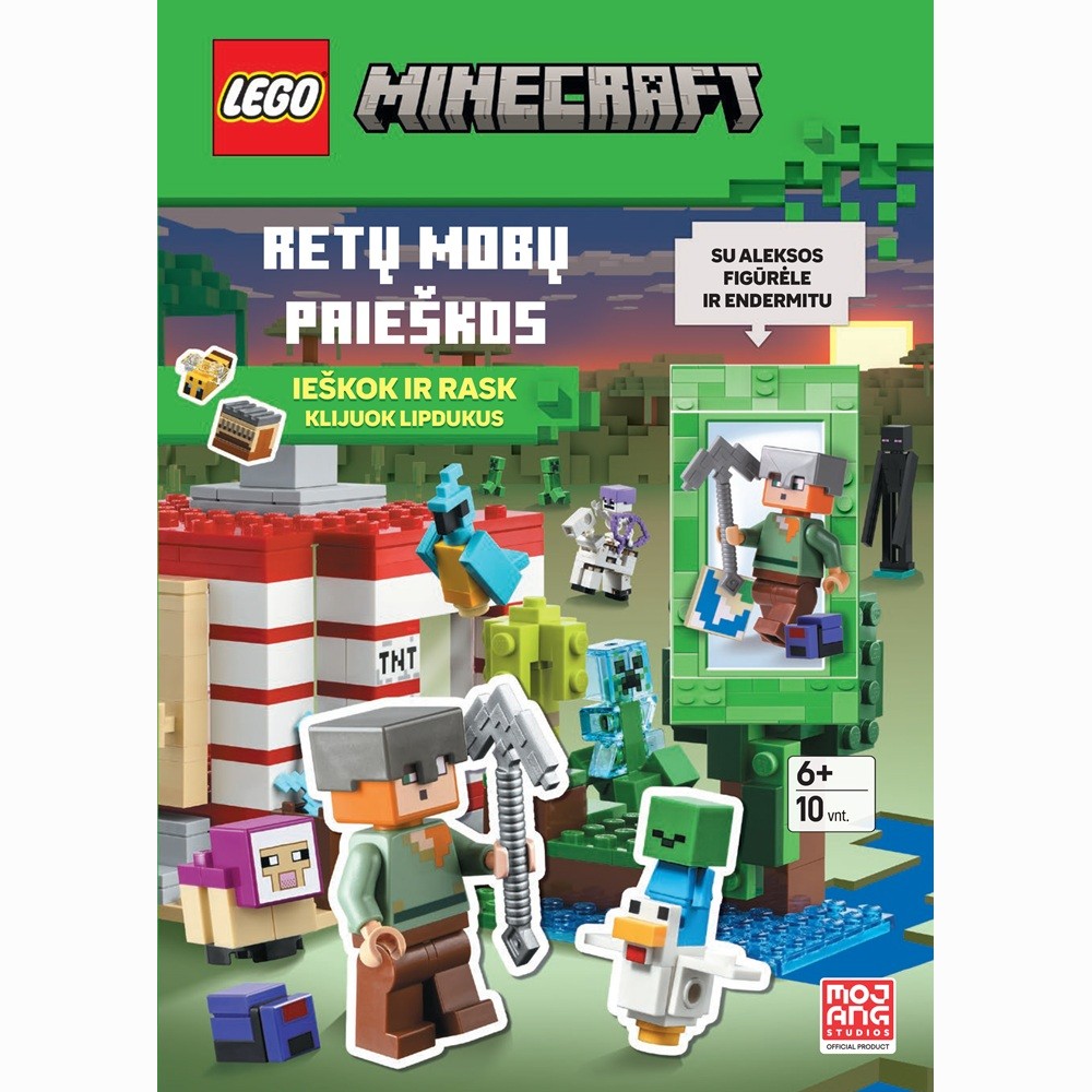 LEGO® Minecraft®. Retų mobų paieškos