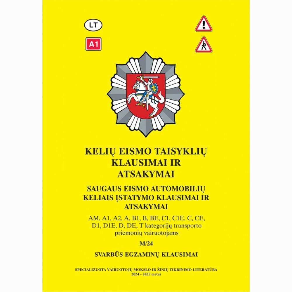 Kelių eismo taisyklių klausimai ir atsakymai M/26