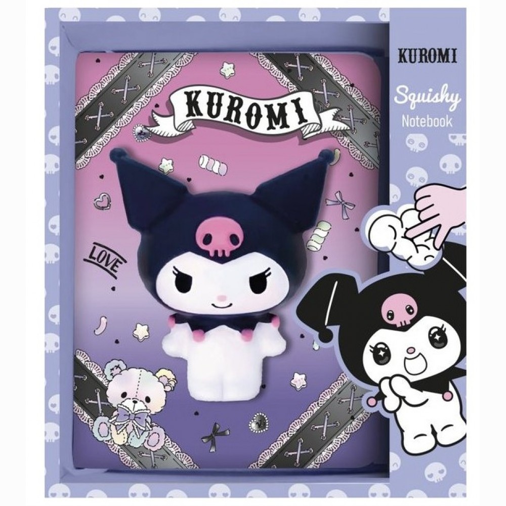 Užrašų knygelė Kuromi, minkštu viršeliu, B6, 100 lapų