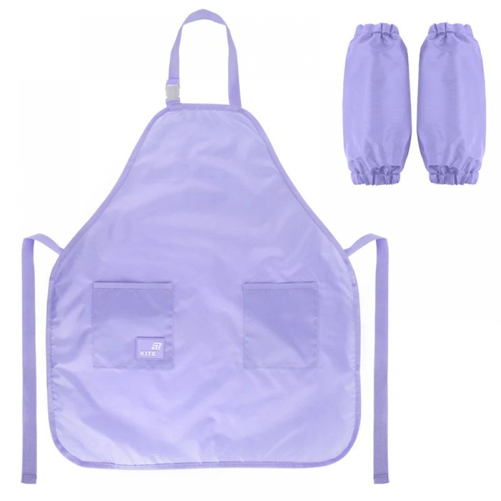 Vaikiška prijuostė su atskiromis rankovėmis Kite, violetinė