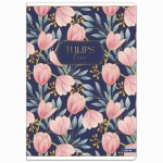 Sąsiuvinis A5 52lap. 80g TULIPS linija