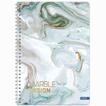 Knyga su spirale A4 80lap. 70g MARBLE linija