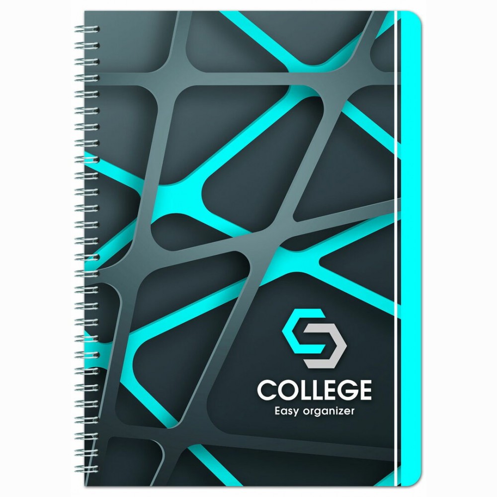 Knyga su spirale B5 150lap.70g COLLEGE lang.