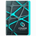 Knyga su spirale B5 150lap.70g COLLEGE lang.
