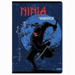 Sąsiuvinis(platus) A5 12 lap. 80 g linija NINJA WARRIOR