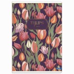 Sąsiuvinis(platus) A5 48 lap. 80 g lang. TULIPS