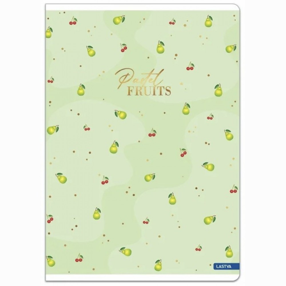 Sąsiuvinis(platus) A5 48 lap. 80 g linija PASTEL FRUITS