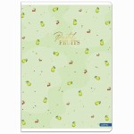 Sąsiuvinis(platus) A5 48 lap. 80 g linija PASTEL FRUITS