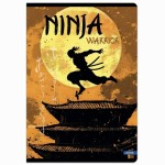 Sąsiuvinis(platus) A5 48 lap. 80 g lang. NINJA WARRIOR