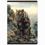 Sąsiuvinis(platus) A5 48 lap. 80 g lang. ROBOT ANIMALS