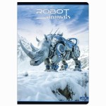 Sąsiuvinis(platus) A5 48 lap. 80 g linija ROBOT ANIMALS