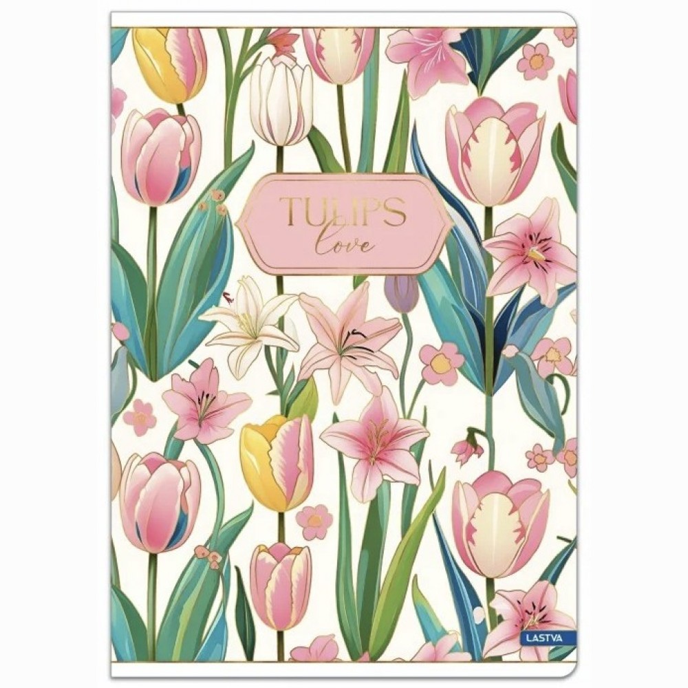Sąsiuvinis(platus) A5 60 lap. 80 g linija TULIPS